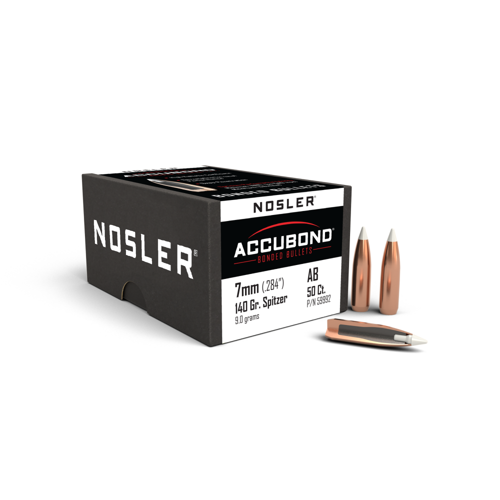 Nosler AccuBond 7mm .284" 140 Grain Spitzer Boat Tail Bullets - 50 Count - image 5 of 6