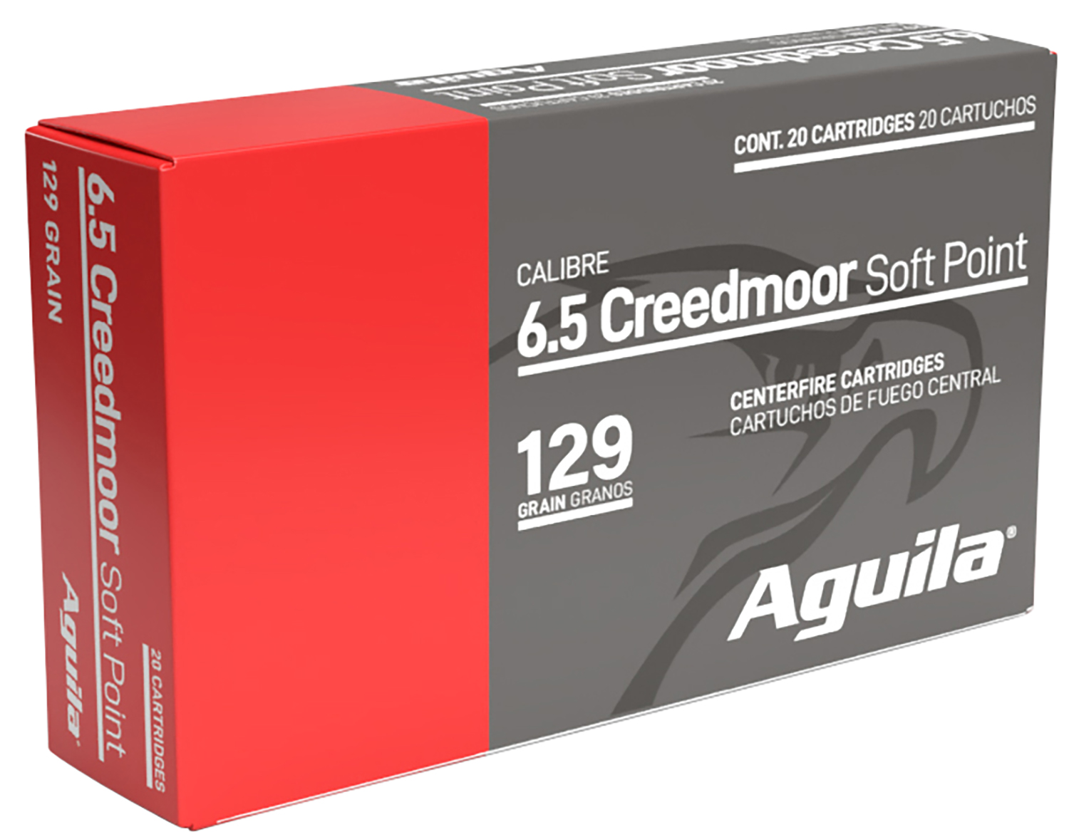 Aguila 6.5Creedmoor 129gr InterLock Boat Tail 20 Rd