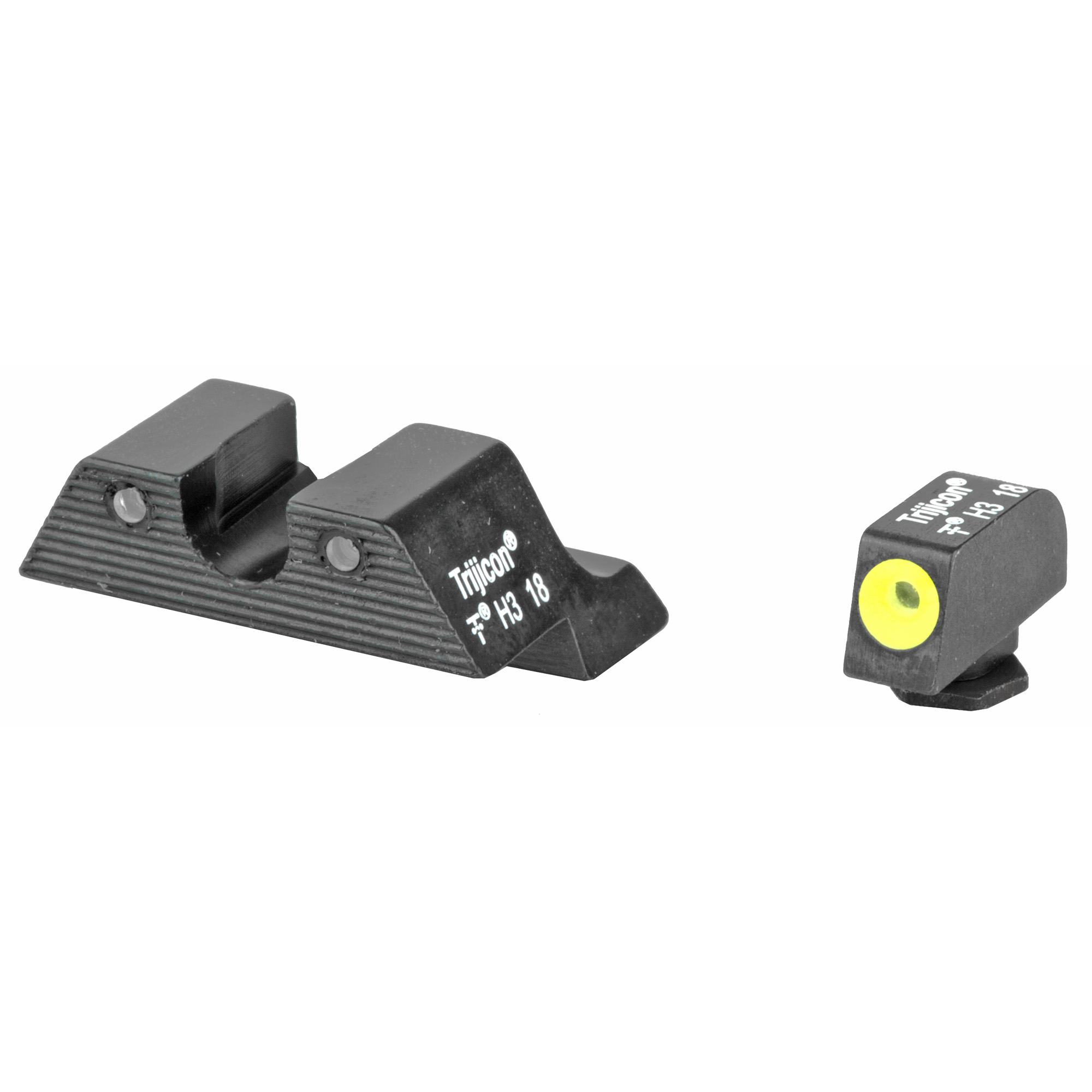 Trijicon HD Night Sights Yellow Outline Front Green Rear for Glock