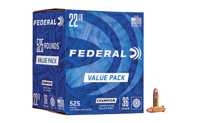 Federal Champion .22 LR 36gr CPHP 525rd