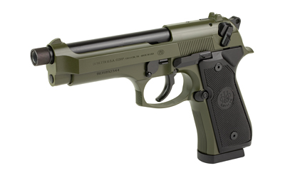 Beretta 92FS OD Green 9mm 5.1" Threaded Barrel 18rd
