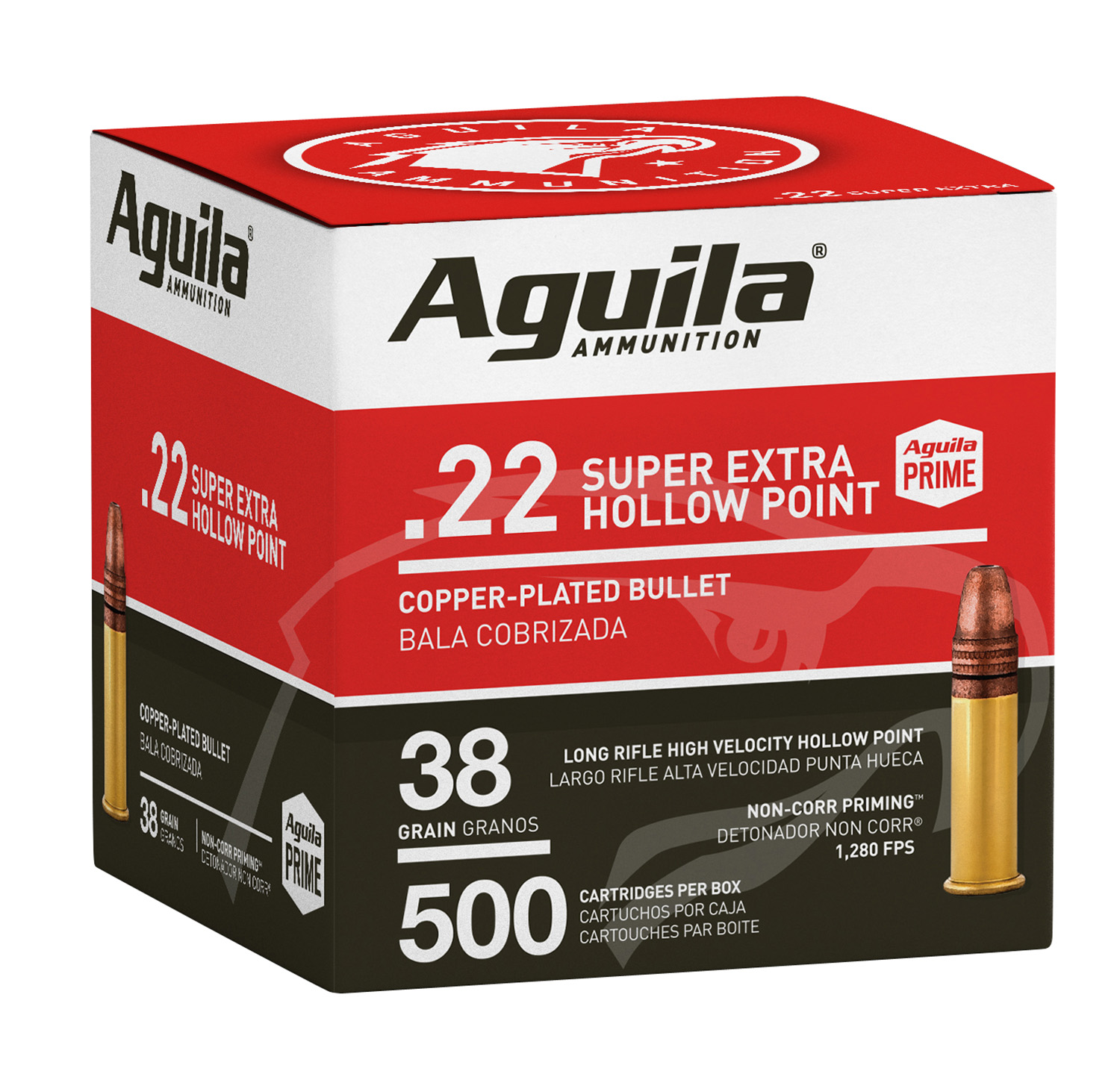 Aguila Super Extra .22 LR 38gr CPHP 500rd