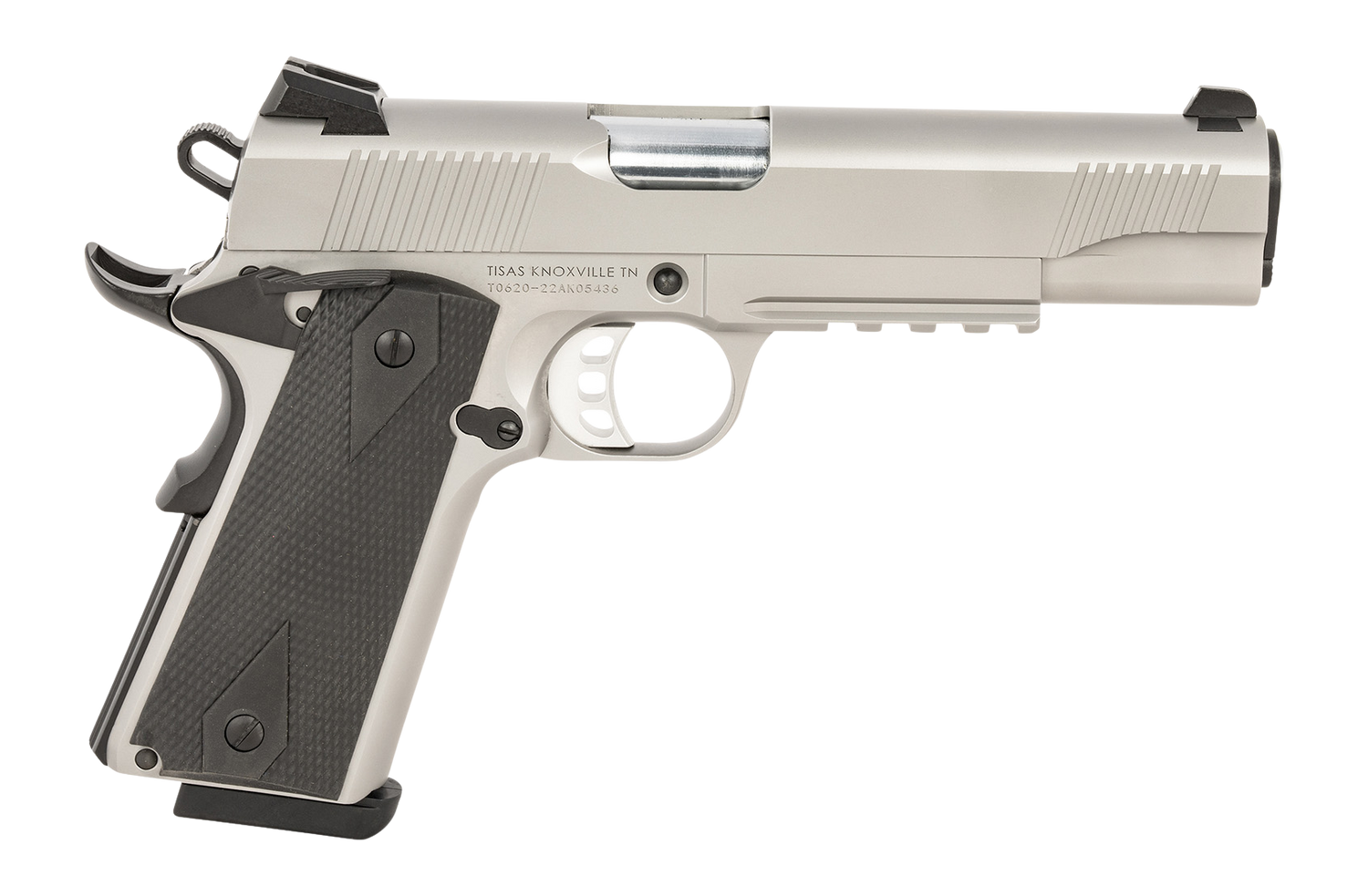 Tisas Arms 1911 Duty SS45R Semi-Auto Pistol - 45 ACP, 5" Barrel, Stainless Steel - image 4 of 5