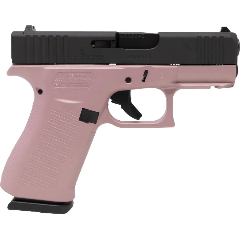 Glock 43X Pink w/ Black Slide 9mm 10 Round Rail Pistol