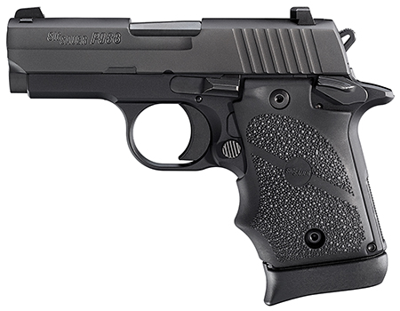 SIG SAUER P938 RUBBER GRIP 9MM NITRON AMBI PISTOL