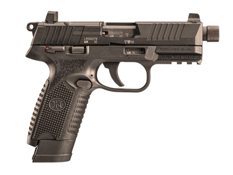 FN 502 Black Tactical 22lr 4.6" 15 Round Pistol