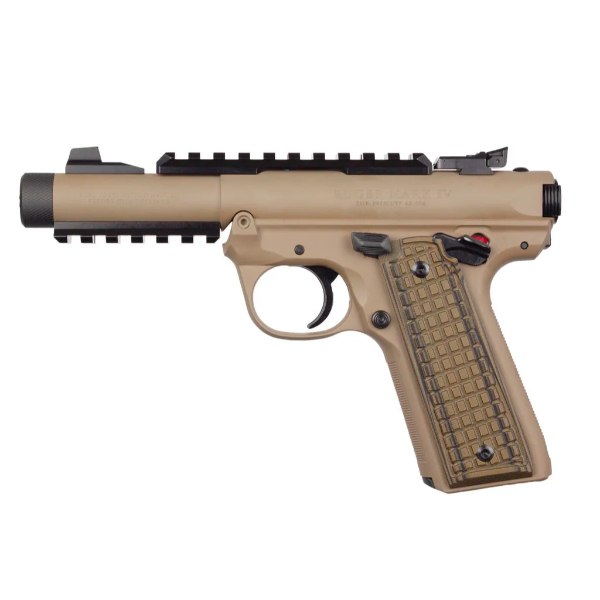 Ruger Mark IV 2245 Tactical DDE 22lr 4.4" Pistol