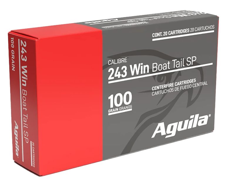 Aguila 243Win 100gr InterLock Boat Tail 20 Rd