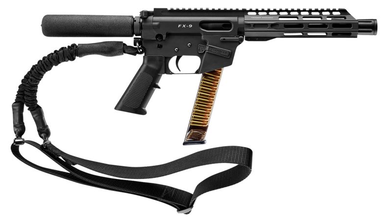 Freedom Ordnance FX-9 9mm 8" 32+1 Pistol M-LOK Faux Suppressor