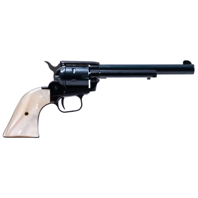 HERITAGE ROUGH RIDER PEARL 22LR/22M 6.5" 6RD REVOLVER