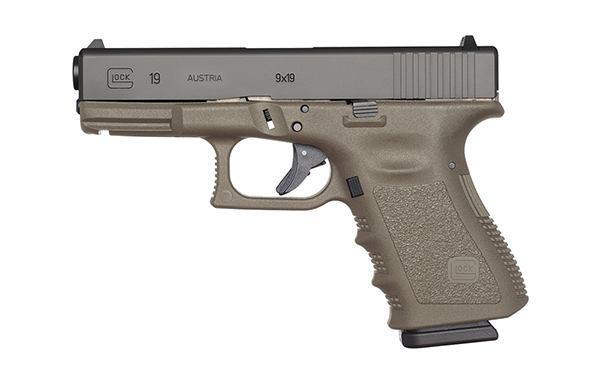 Glock 19 Gen 3 9mm OD Green 4" 10+1 CA Compliant Pistol