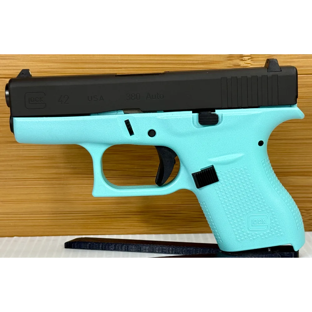 GLOCK 42 ROBINS EGG BLUE 380ACP 6RD PISTOL - image 1 of 7