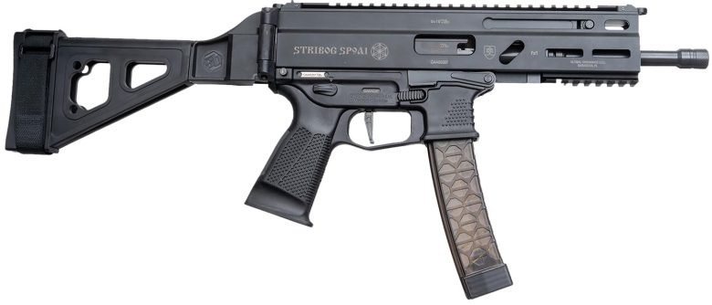 Grand Power SP9A1 Stribog 9mm 30+1 8" Black Pistol