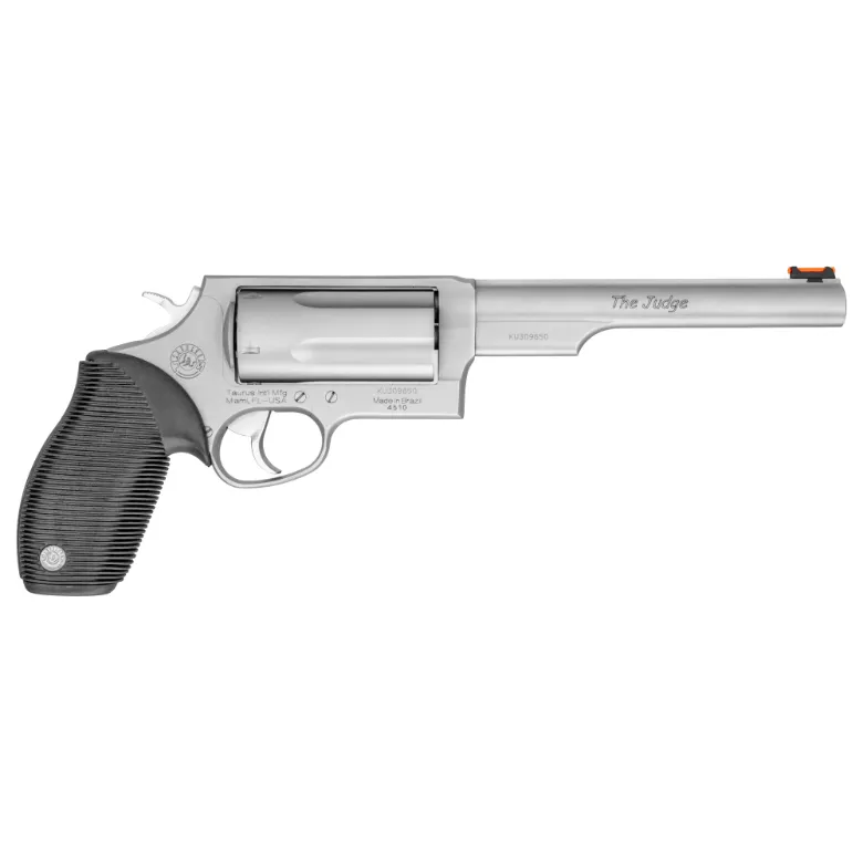 TAURUS JUDGE STAINLESS 410/45LC 6.5" 5 ROUND REVOLVER