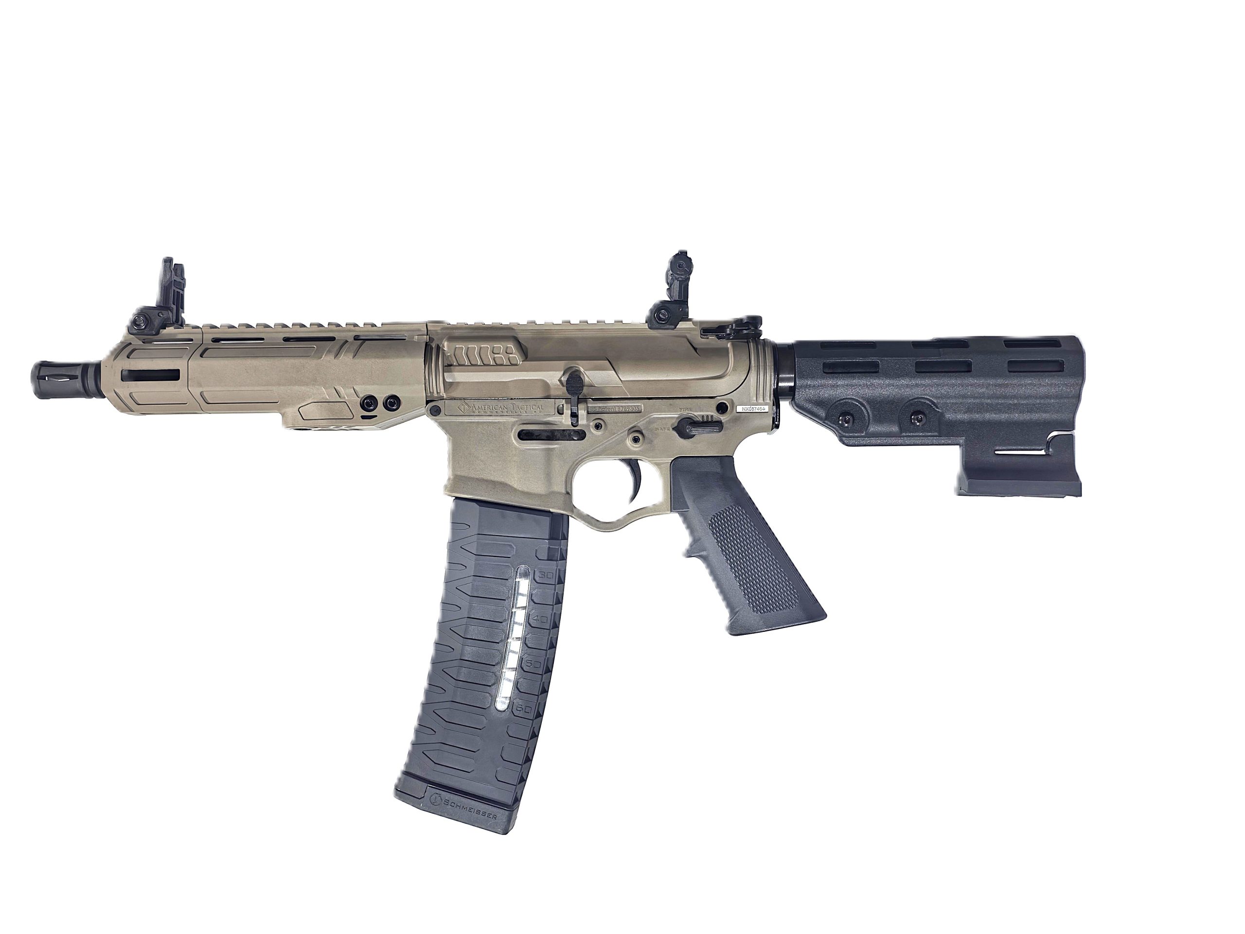 AMERICAN TACTICAL INC ALPHA MAXX 5.56 FDE 7" 60+1 PISTOL