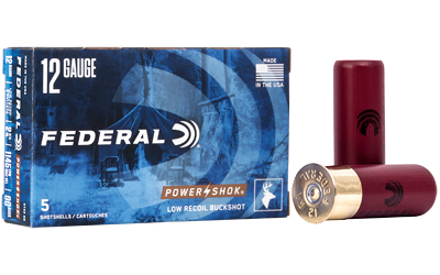 Federal PowerShok 12 Gauge 2.75" 00 Buck 9-Shot Low Recoil Ammunition