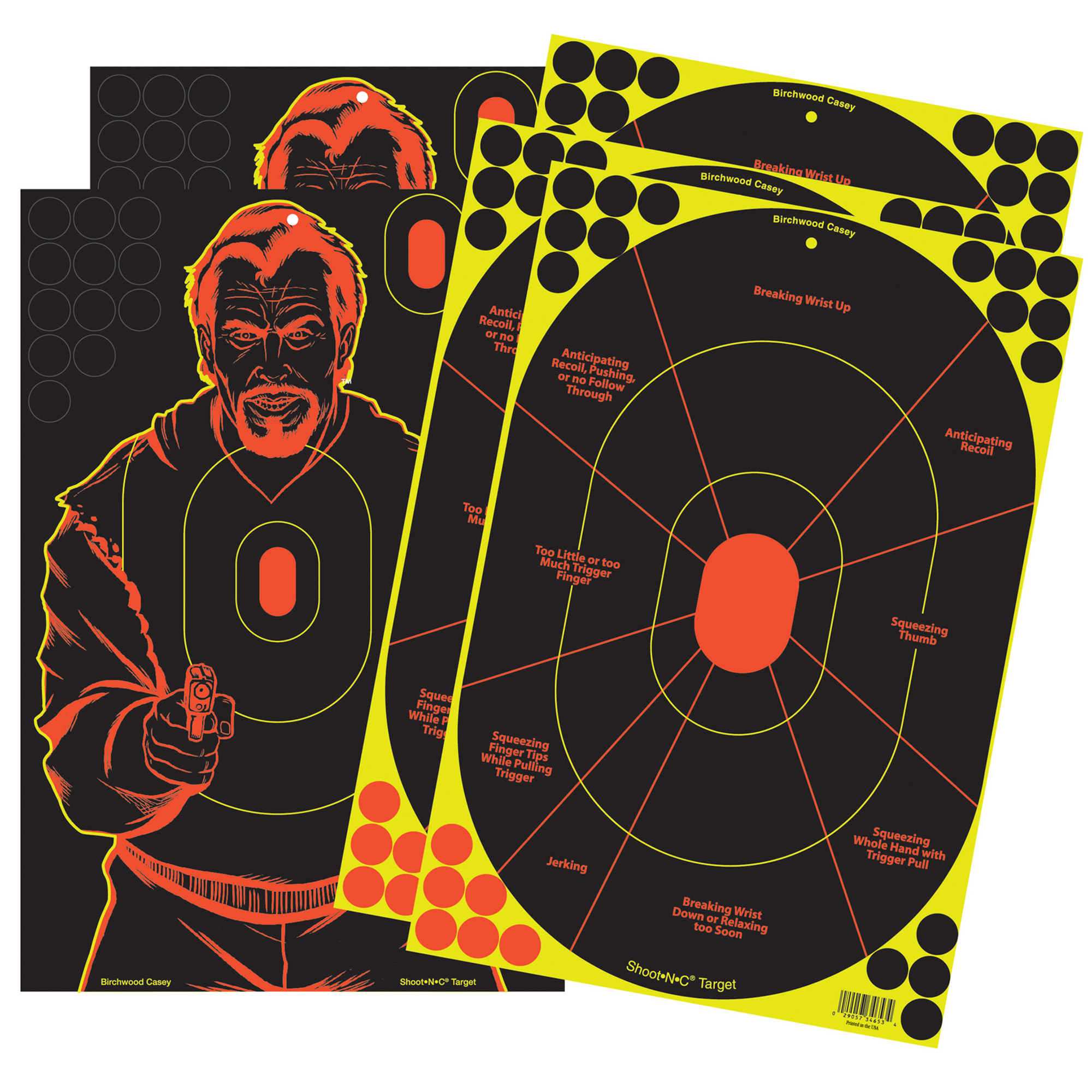 Birchwood Casey Shoot-N-C Reactive Target Combo Pack