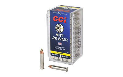 CCI .22 WMR 30gr Varmint Tip Ammo 50rd