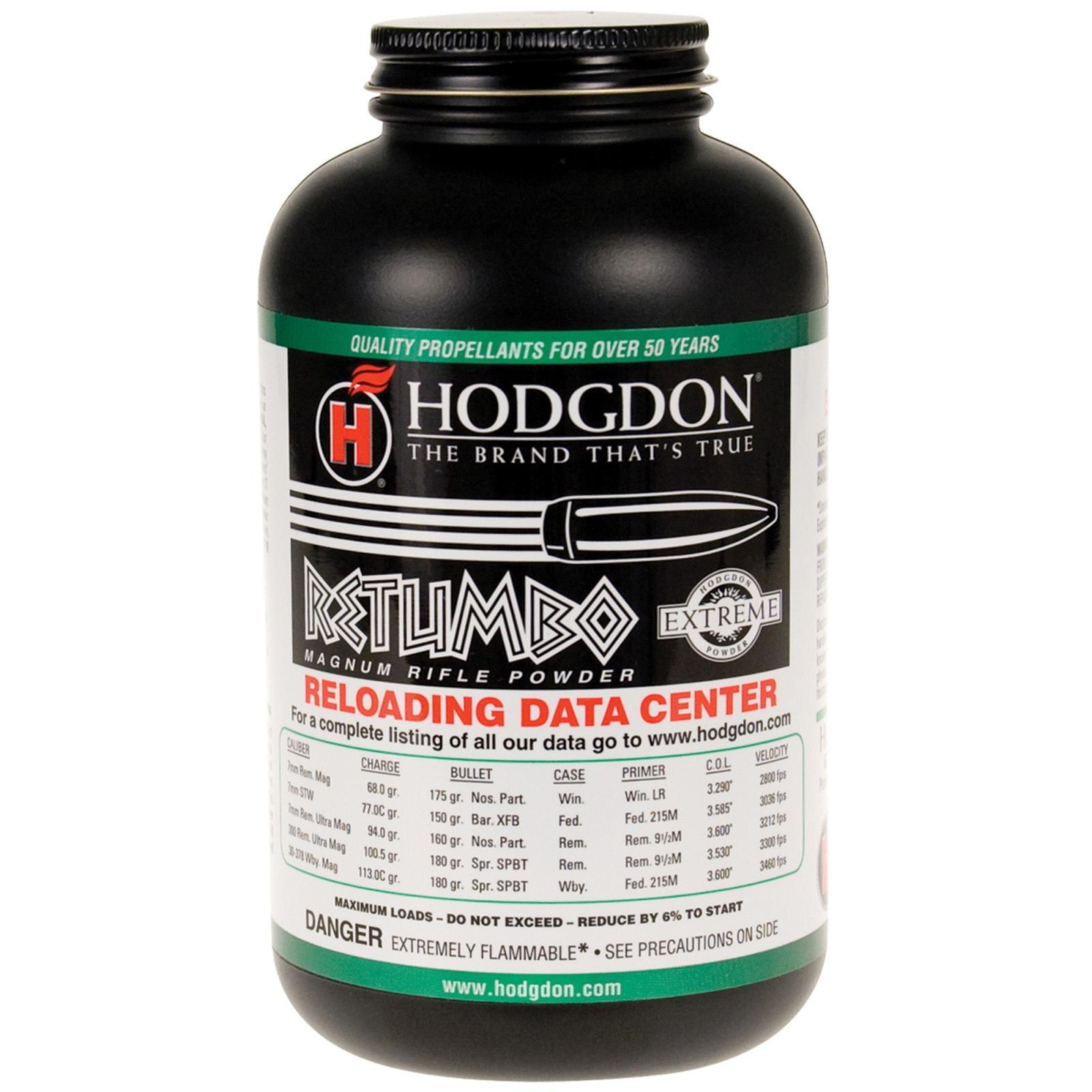 Hodgdon Retumbo Magnum Rifle Powder 1 lb - image 3 of 4