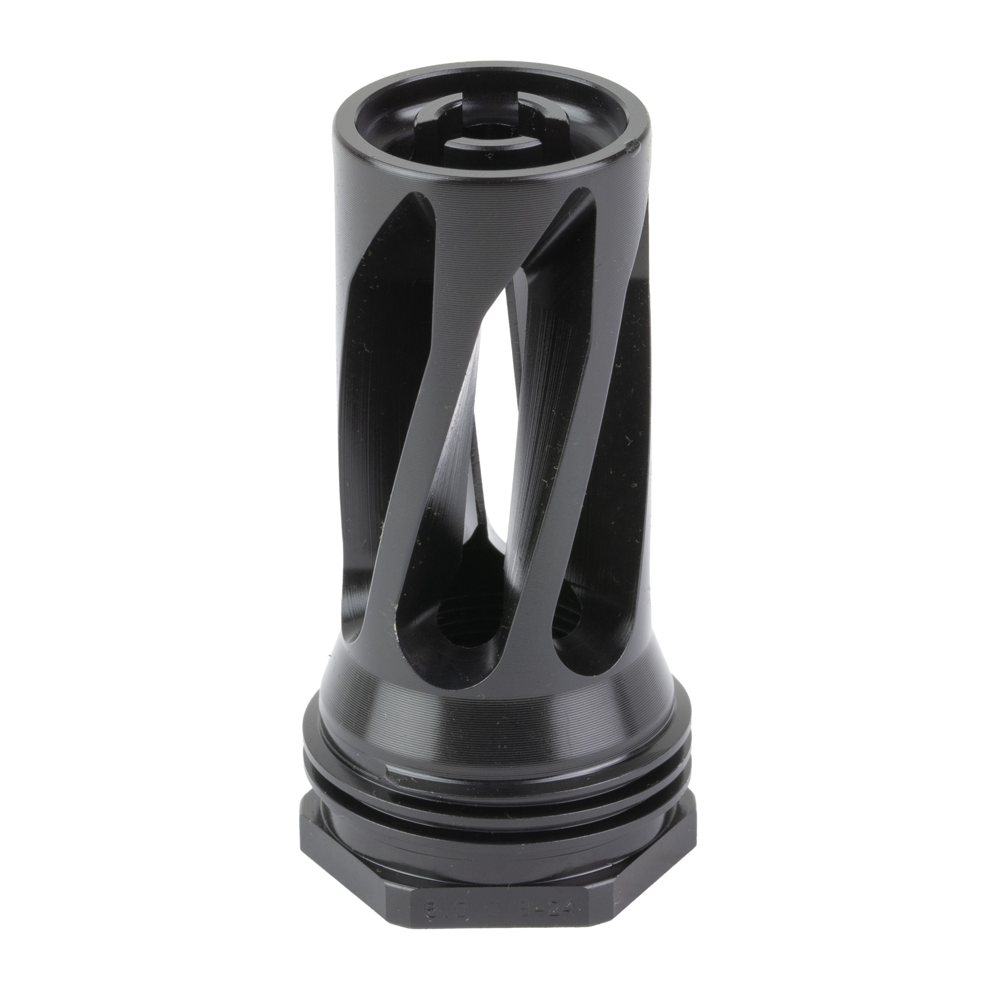 HUXWRX Flash Hider-QD 6MM Black 5/8X24