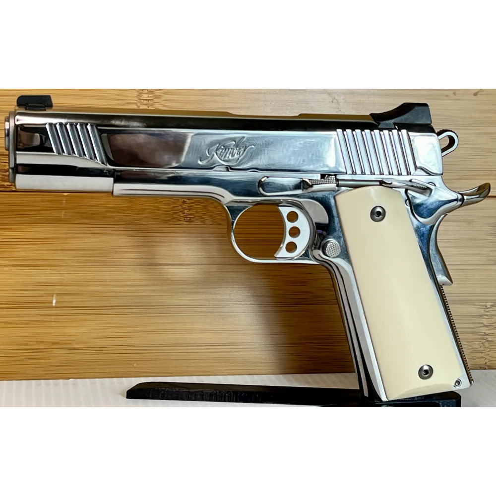 Kimber High Polish Stainless II 1911 38 Super Pistol 9RD