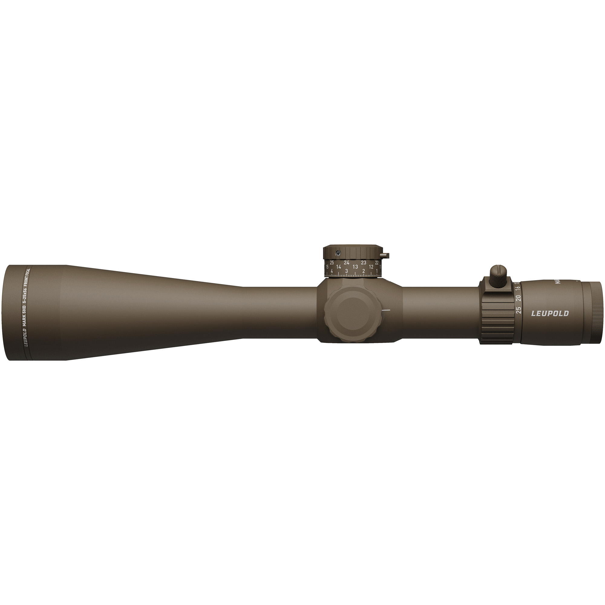Leupold Mark 5HD 5-25x56mm FFP Rifle Scope - Dark Earth