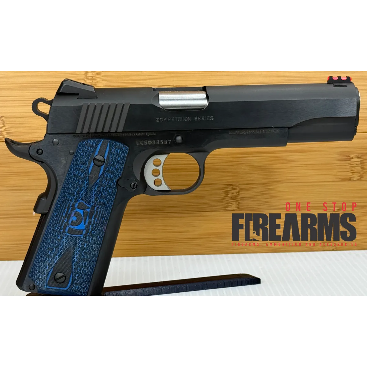 Colt 1911 Competition .45 ACP 5" Blued, G10 Grips Handgun