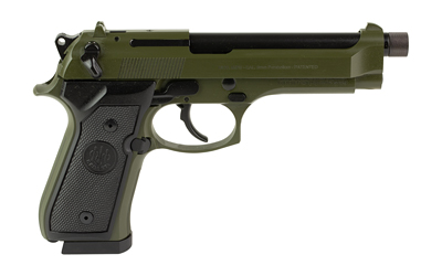 Beretta 92FS OD Green 9mm 5.1" Threaded Barrel 18rd