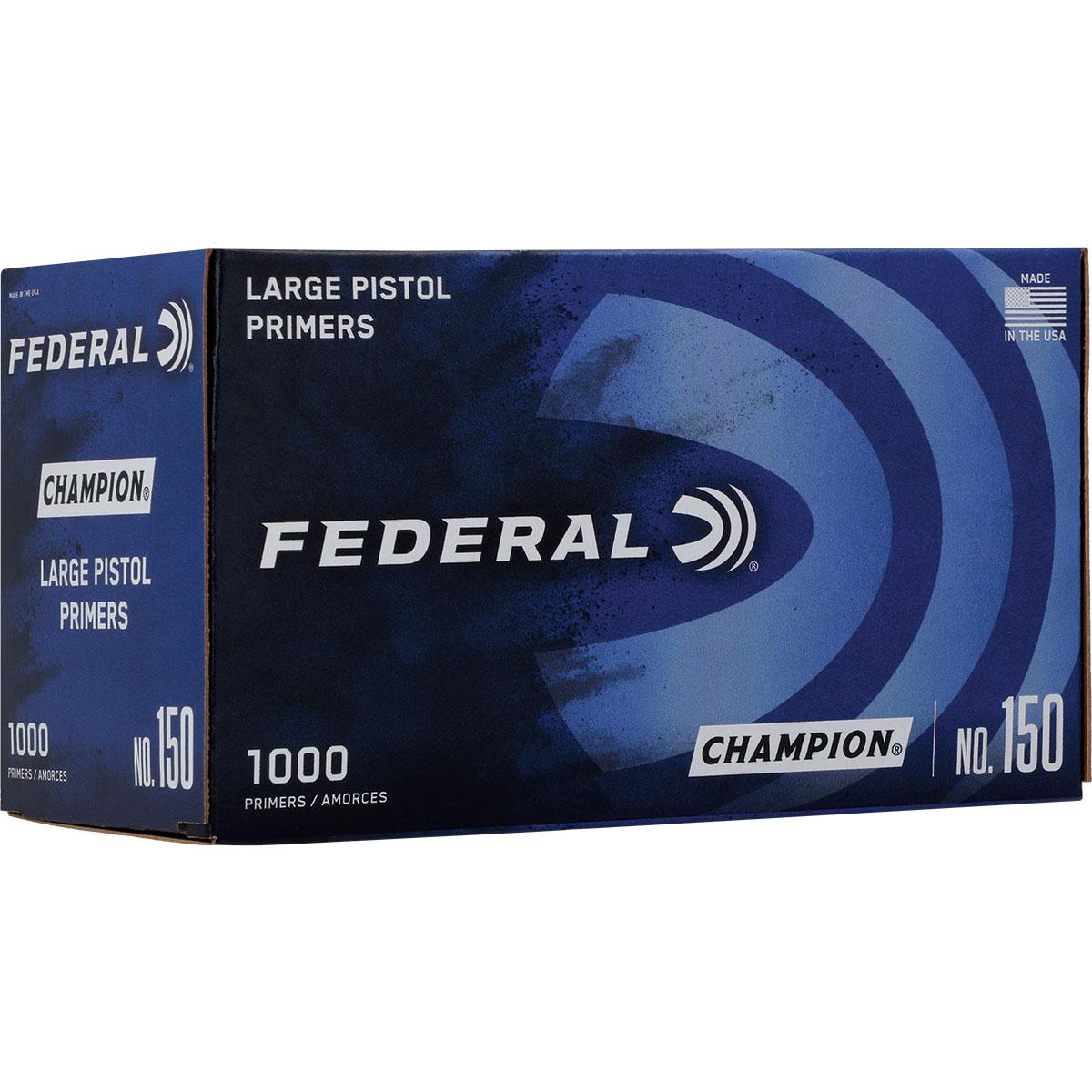 Federal 150 Champion Large Pistol Primers - 1000 Count - image 4 of 4