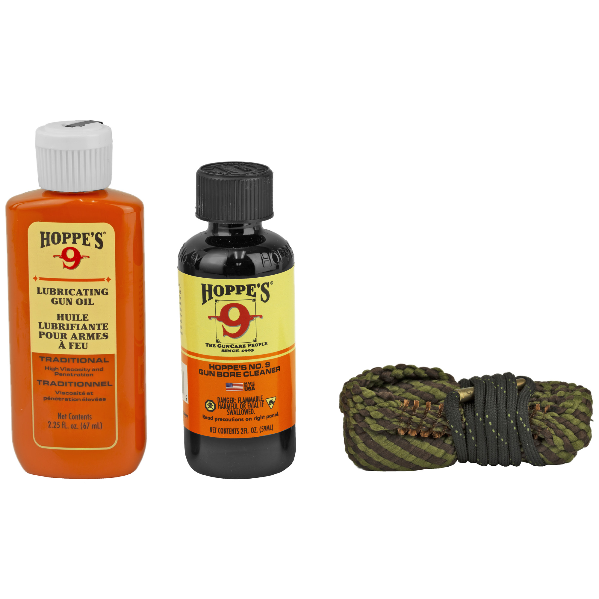 Hoppe's 1-2-3 Done! .45 Cal Pistol Cleaning Kit