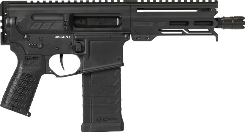 CMMG Dissent 5.7x28 32+1 6.5" Black Cerakote