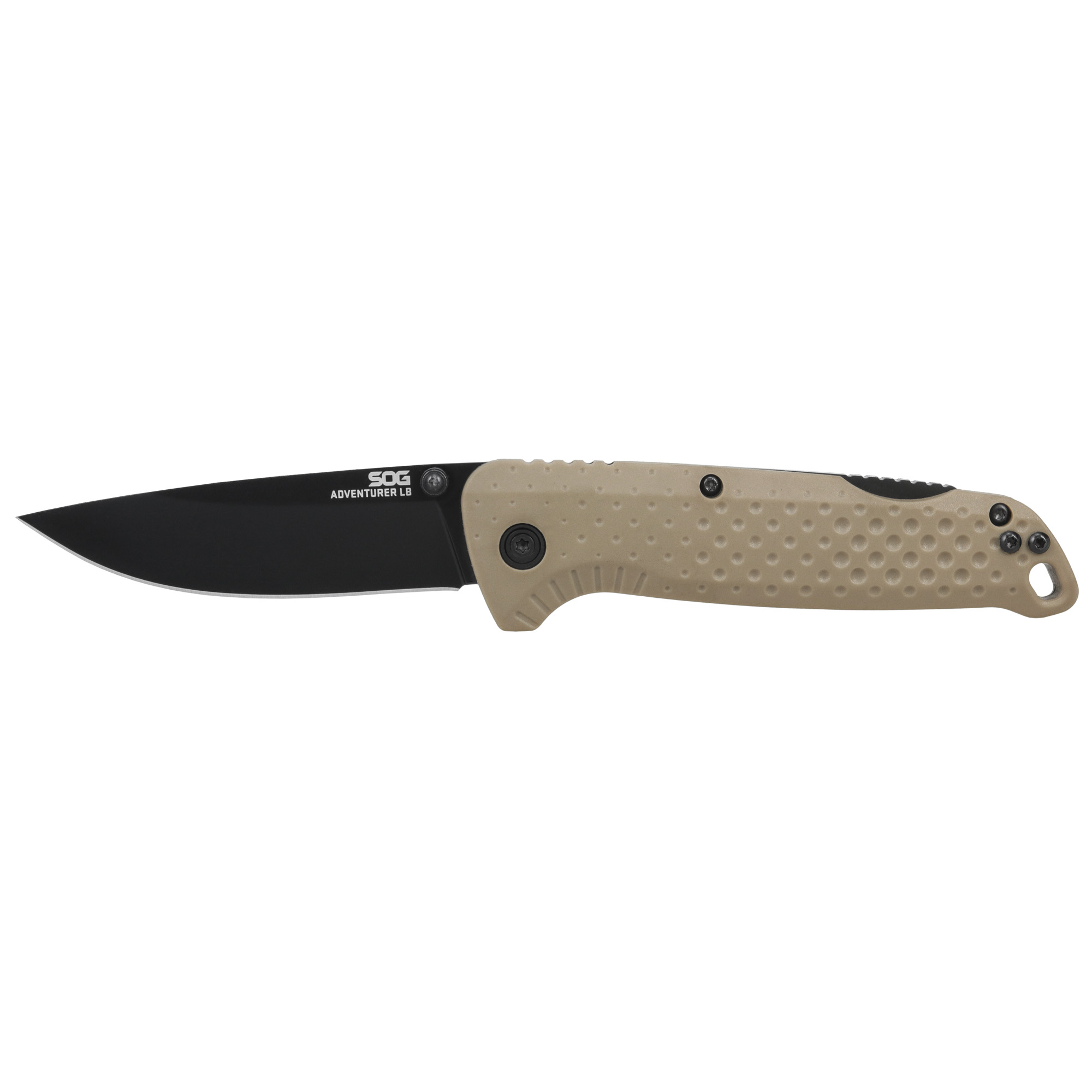 SOG Adventurer 3.5" Folding Knife - 5Cr15MoV - Flat Dark Earth