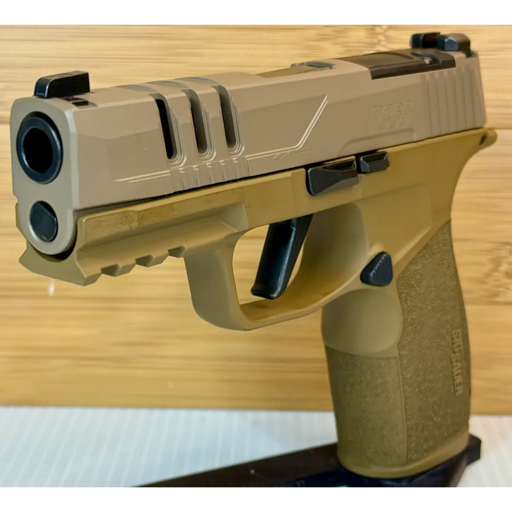 Sig Sauer P365X Macro 2-Tone FDE 9mm 17 Round Custom Pistol