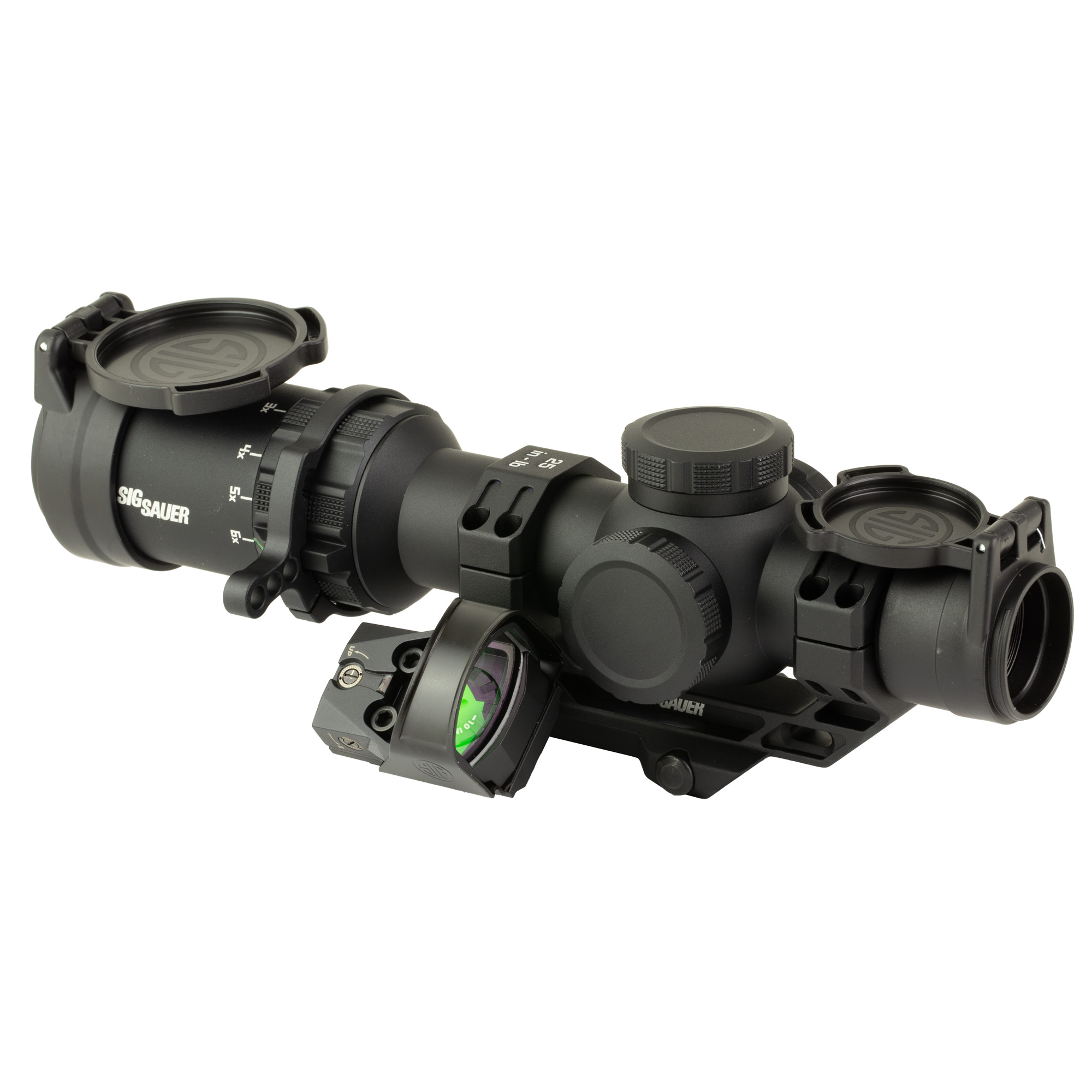 Sig Sauer Tango-MSR Compact 1-6x24mm SFP Rifle Scope with Mount and Romeo1 Red Dot