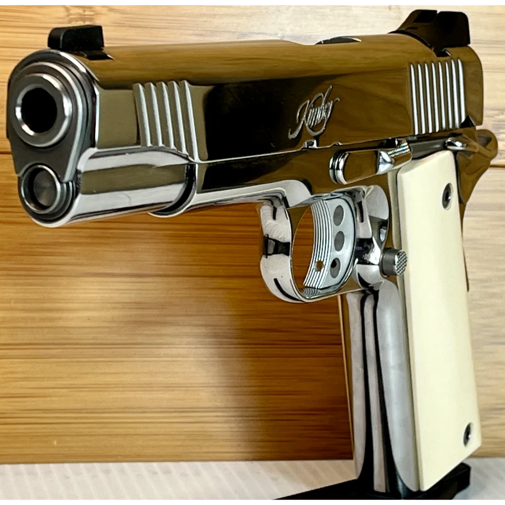 Kimber High Polish Stainless II 1911 38 Super Pistol 9RD