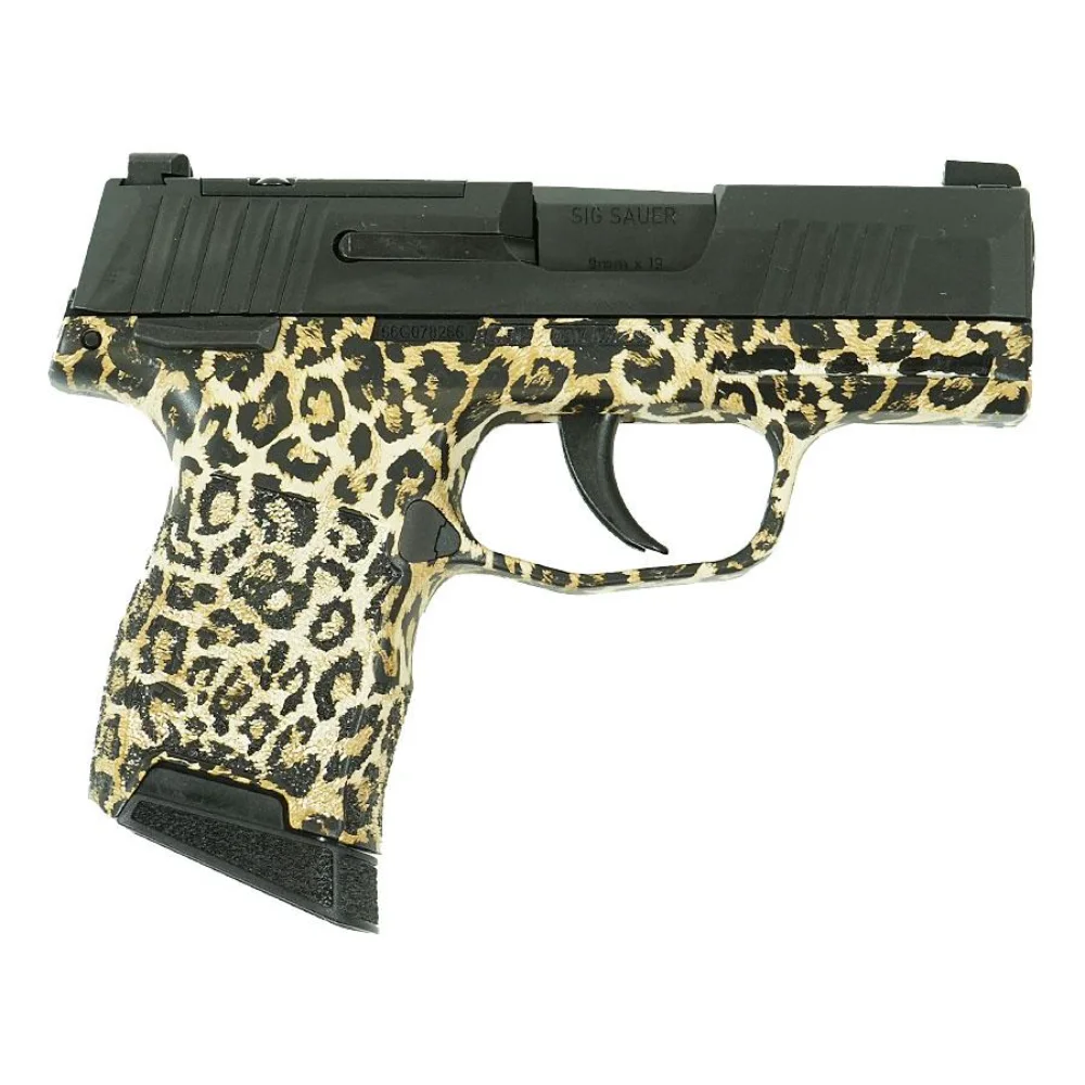 Sig Sauer P365 Leopard Print 9mm OR Handgun with Manual Safety