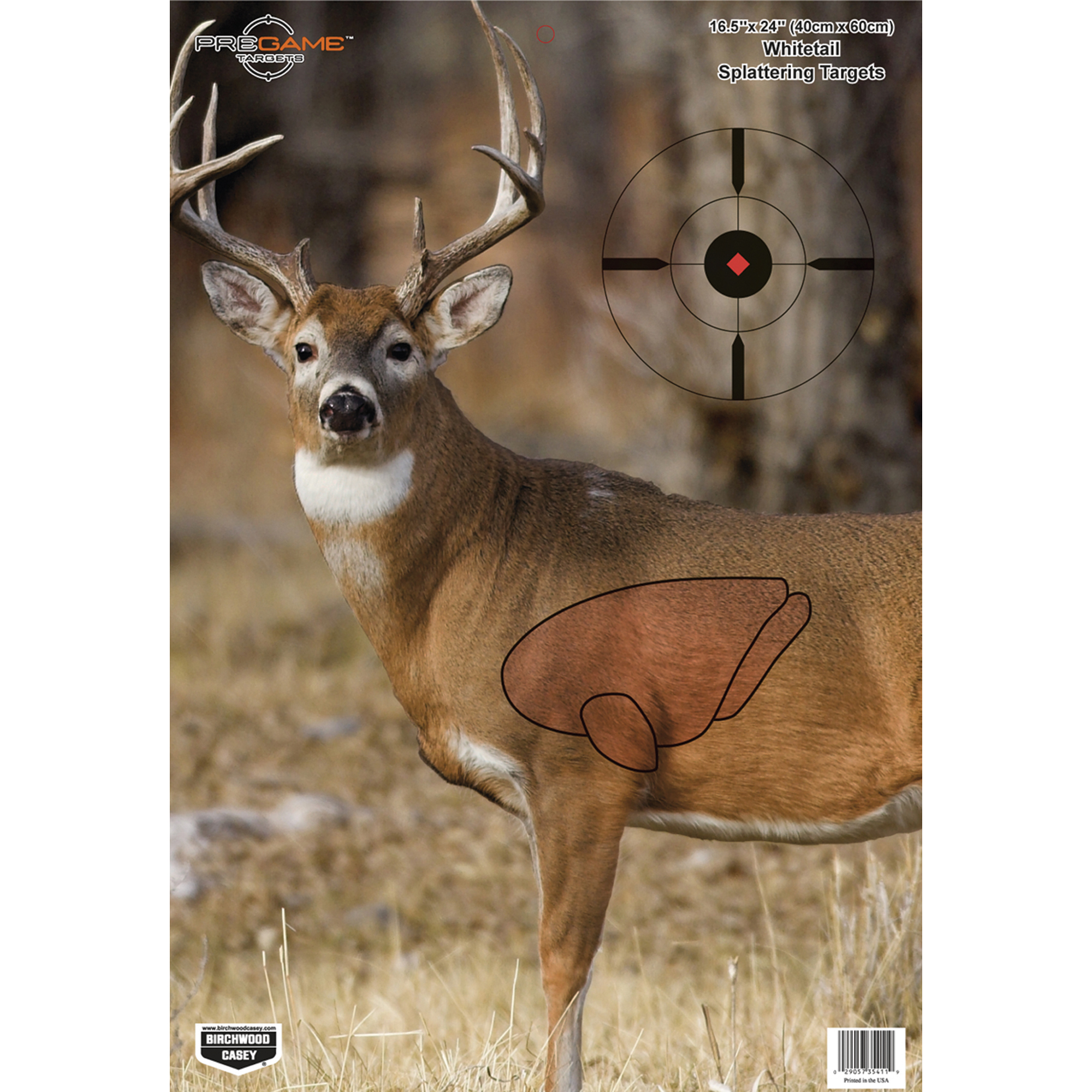 Birchwood Casey Pregame Deer Target, 16.5" x 24"