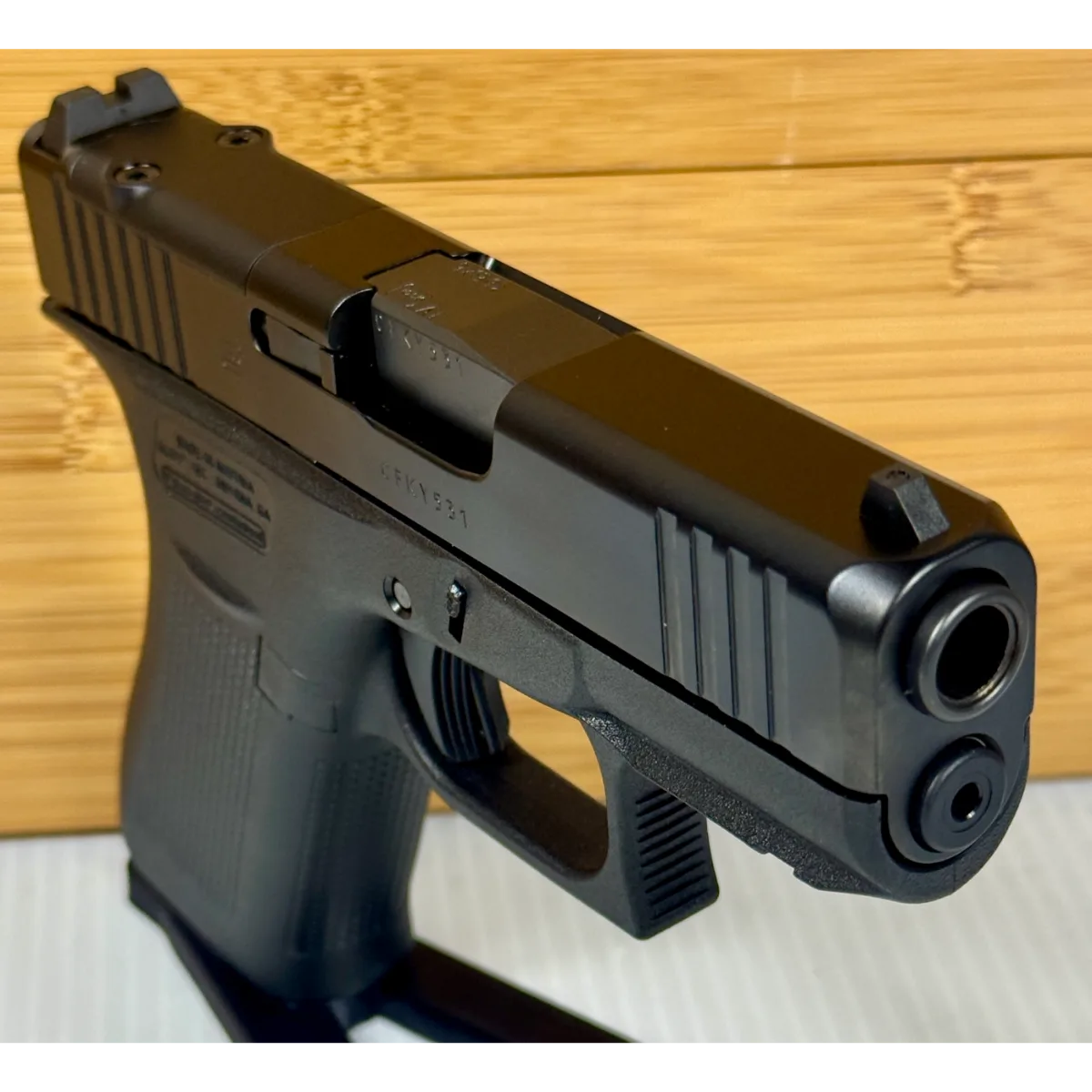 GLOCK G43X 9MM BLACK 3.39" MOS RAIL PISTOL