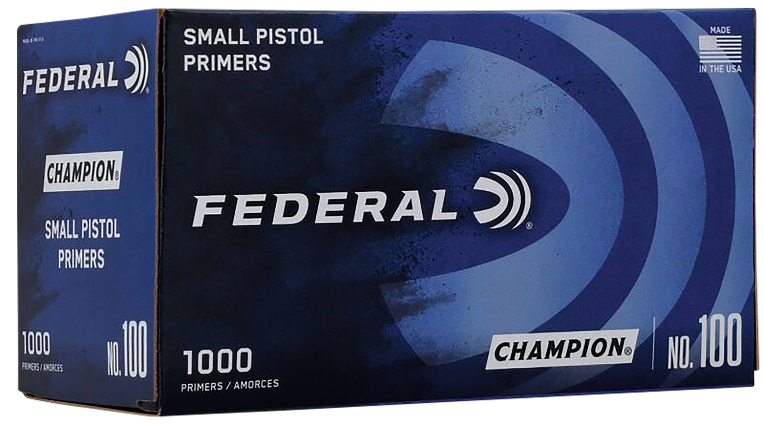 Federal 100 Champion Small Pistol Primers - 1000 Per Box - image 3 of 4