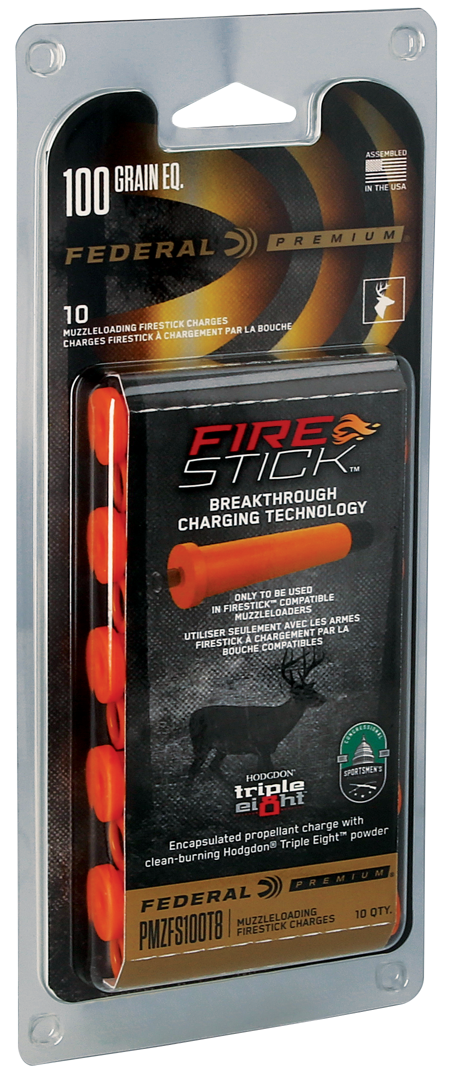 Federal Fire Stick 50 Cal 100 Grain Muzzleloader Powder
