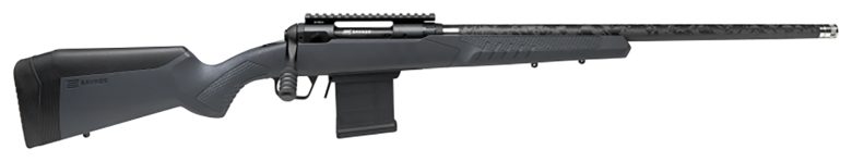 Savage Arms 57938 110 Carbon Tactical Full Size 308 Win 10+1 22" Carbon Fiber Threaded Barrel, Matte Black Picatinny Rail Carbon Steel Receiver, Adj AccuStock Gray Synthetic Stock, Right Hand