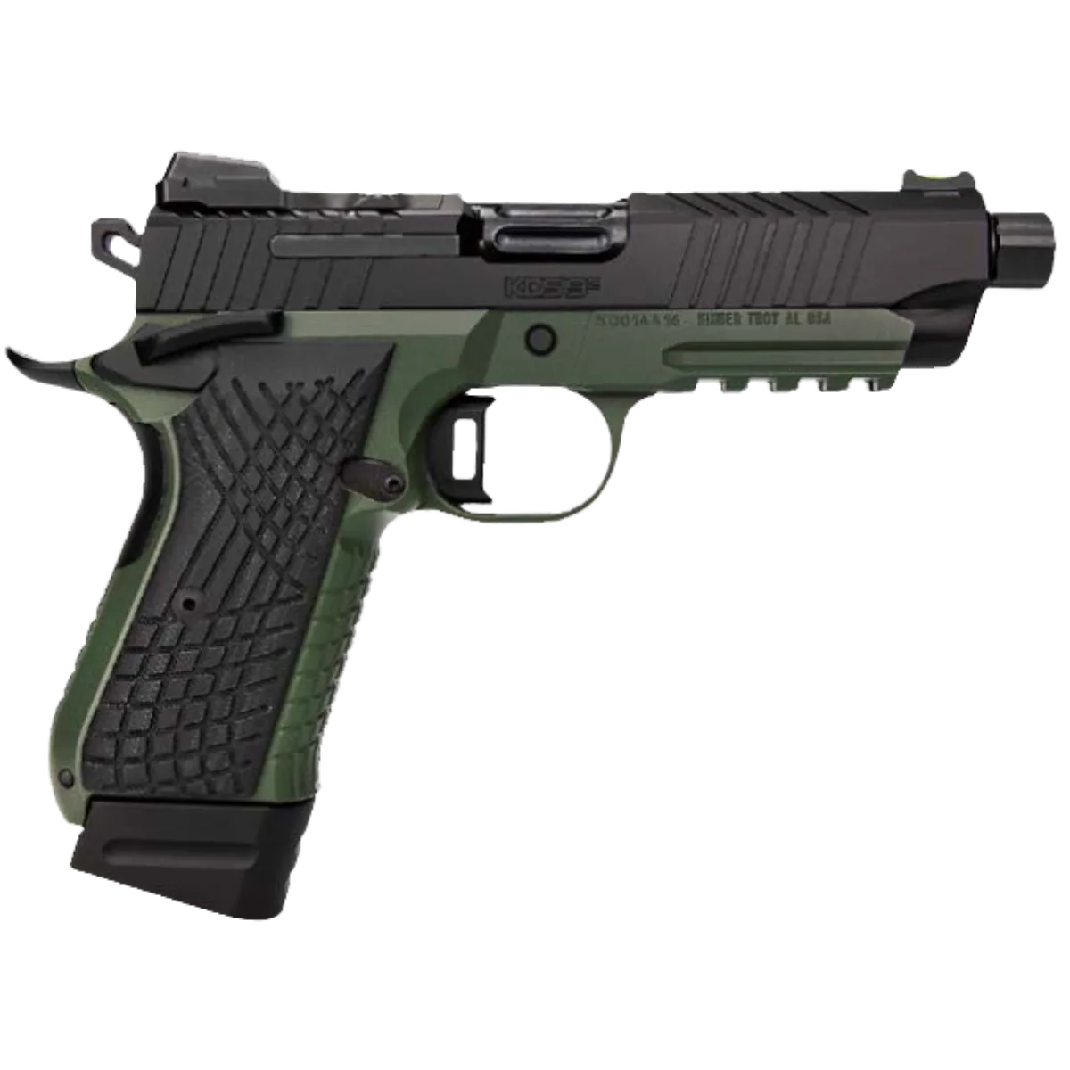 Kimber KDS9C OR 9mm Pistol 4" Ranger Green Rail Threaded Barrel 18RD