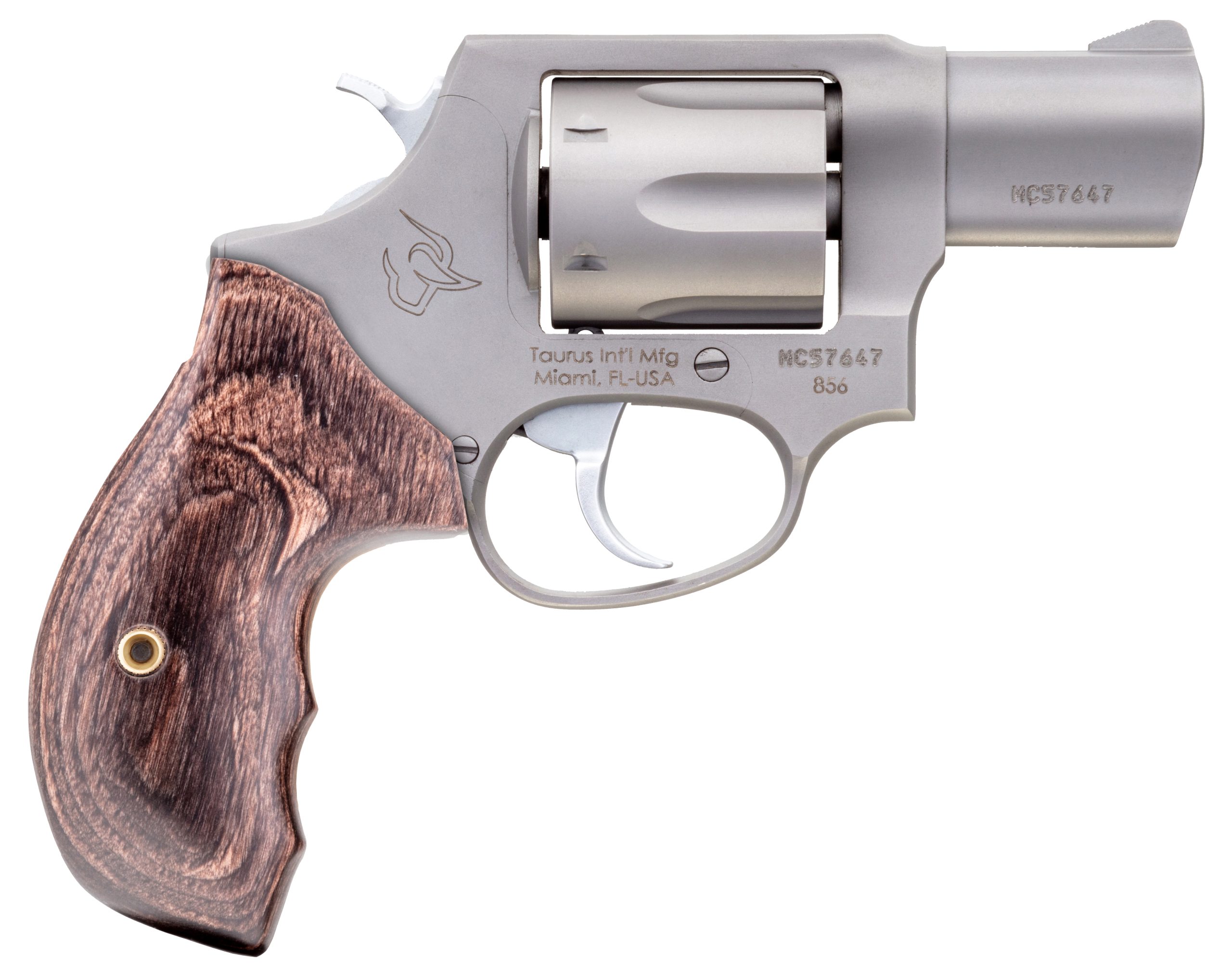 Taurus 856 38 Special 2" Stainless Revolver with Walnut Grips
