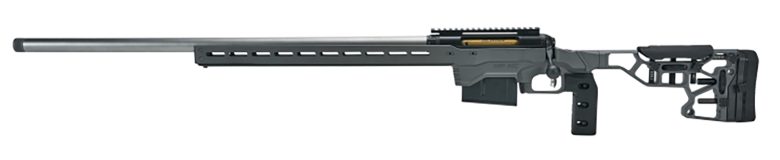 Savage Arms 57707 110 Elite Precision 300 PRC 5+1 30" Matte Stainless, Matte Black Rec, Gray Cerakote Adjustable MDT ACC Aluminum Chassis Stock, Left Hand (MB Not Included)