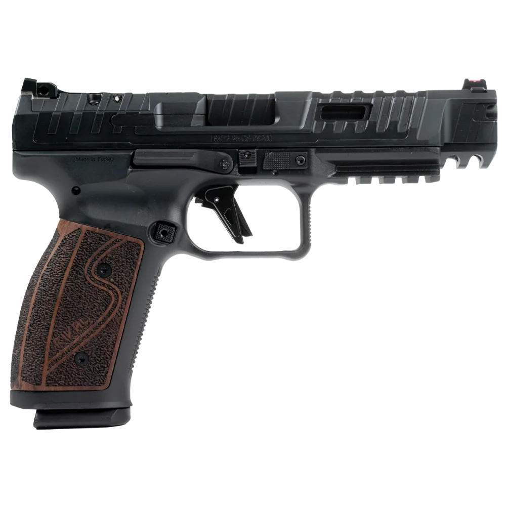 Canik SFx Rival-S 9mm 5" Black Optic Ready 18+1 Rosewood Grip Pistol