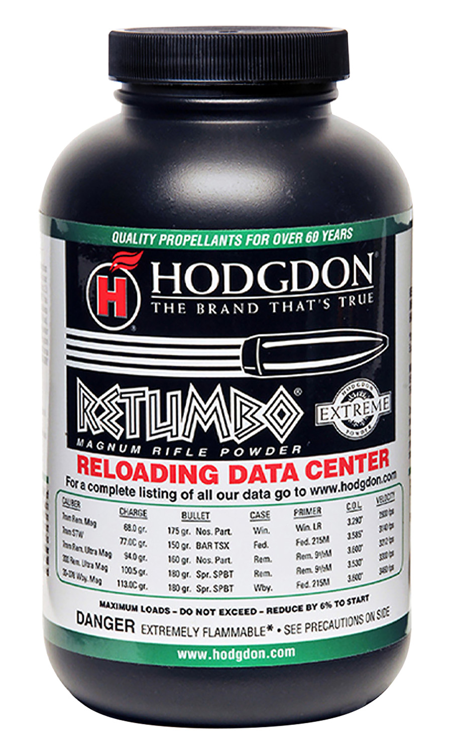 Hodgdon Retumbo Magnum Rifle Powder 1 lb - image 2 of 4