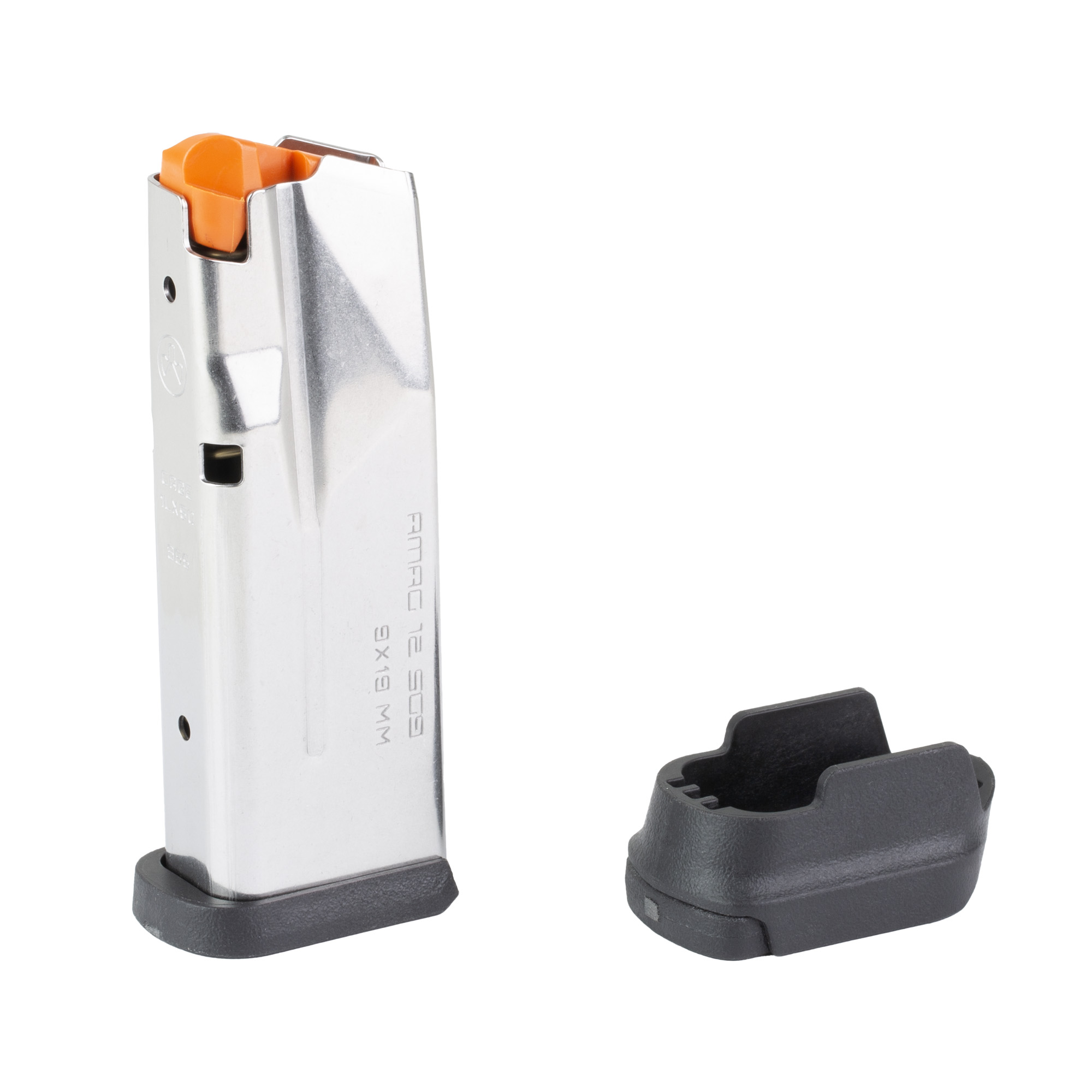 Magpul AMAG 12 SG9 9mm 12-Round Magazine, Stainless Steel for Sig P365