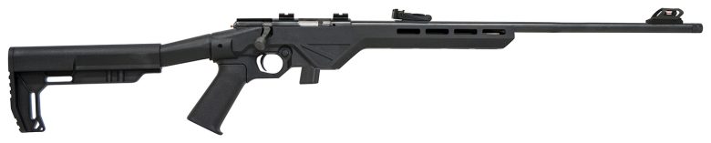 Citadel CIT22LRBLT Trakr 22 LR 10+1 18" Blued Steel Barrel & Receiver, Tactical Synthetic Black Synthetic Stock