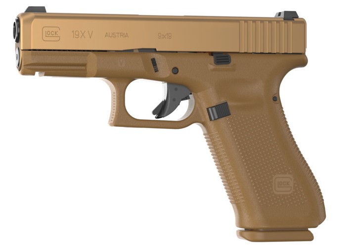 GLOCK 19X V 9MM 4.02" 19RD COYOTE BROWN PISTOL