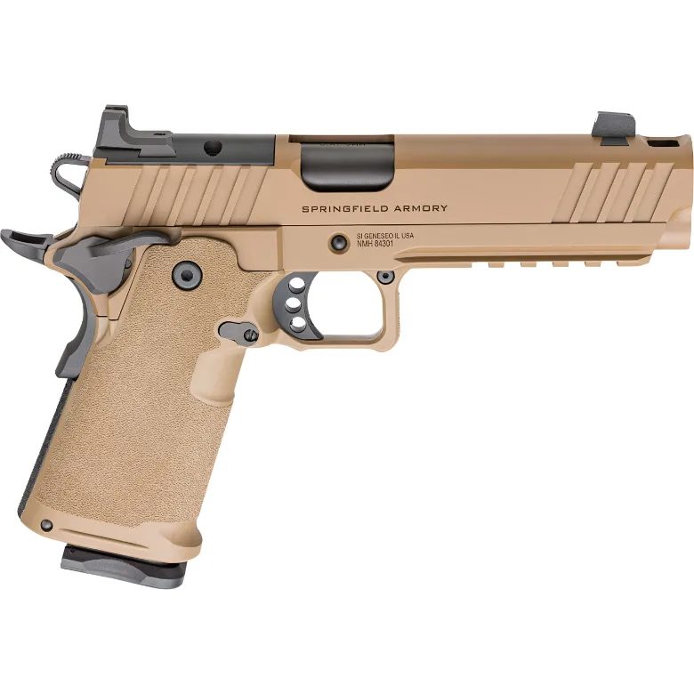 SPRINGFIELD AMRORY 1911 DS PRODIGY COMP FDE 9MM 5" 20-RD SEMI-AUTO PISTOL